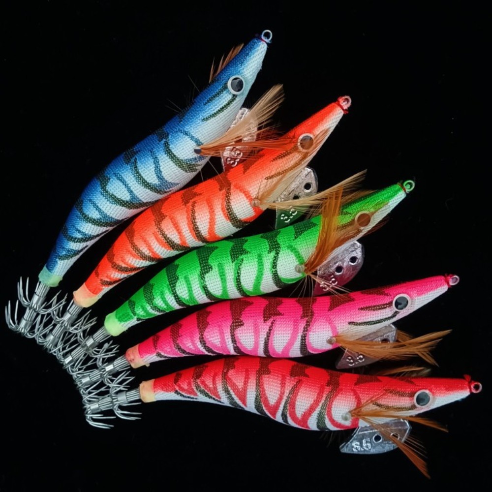 Fishing Lure Spinner - 5pcs 12g 14.5g 19.9g Luminous Squid