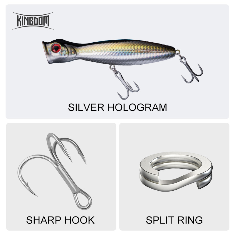 Kingdom Floating Popper Fishin - Fishing Lure Popper 评论和价格