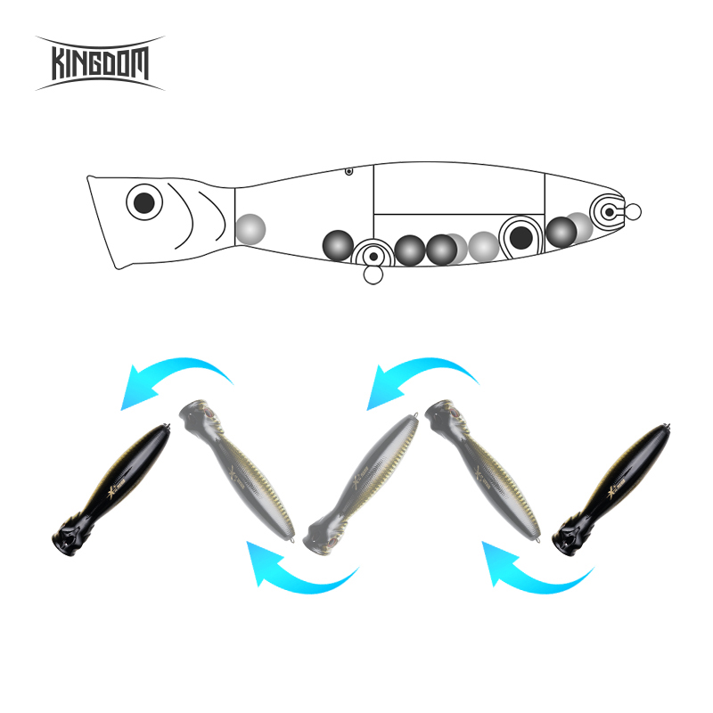 Kingdom Floating Popper Fishin - Fishing Lure Popper 评论和价格