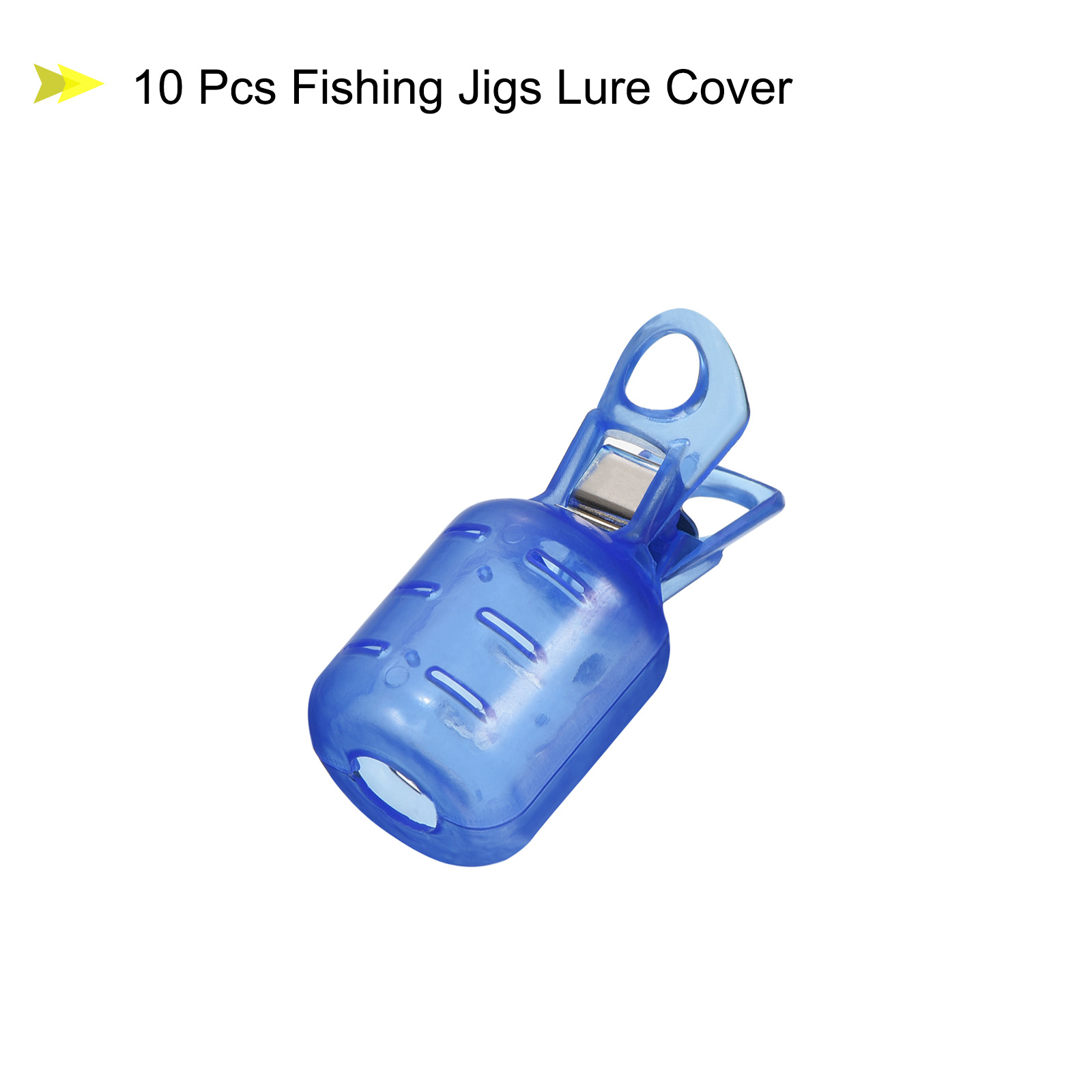 10pcs Small Size Squid Jig Hoo - Fishing Lure Kit 评论和价格