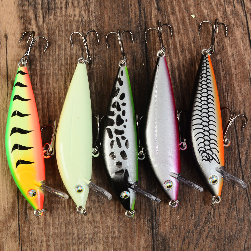 5pcs Sinking Minnow Wobblers C - Fishing Lure Accessories 评论和价格