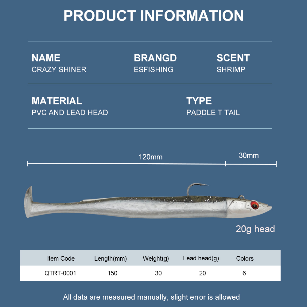 ESFISHING Soft Fishing Lure Le - Fishing Lure Soft Plastic 评论和价格