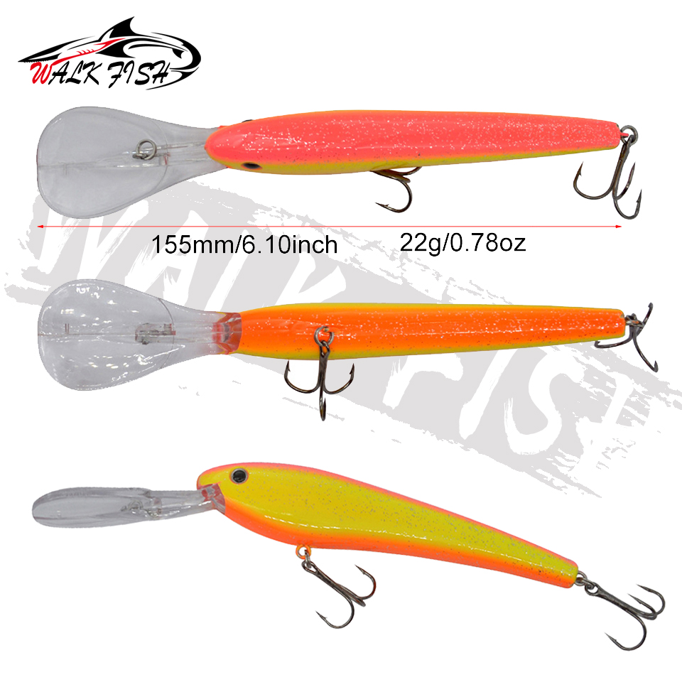 WALK FISH 1PCS Minnow Fishing  - Fishing Lure Crankbait 评论和价格