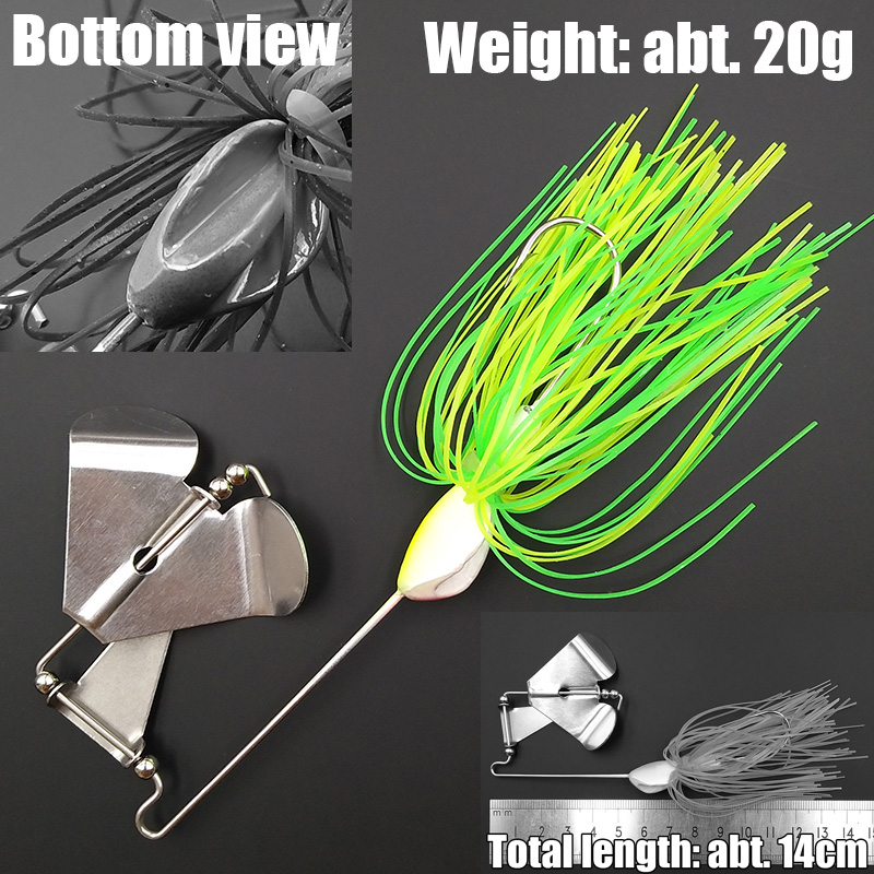 wusanban Lunker Spinner Baits  - Fishing Lure Buzzbait 评论和价格