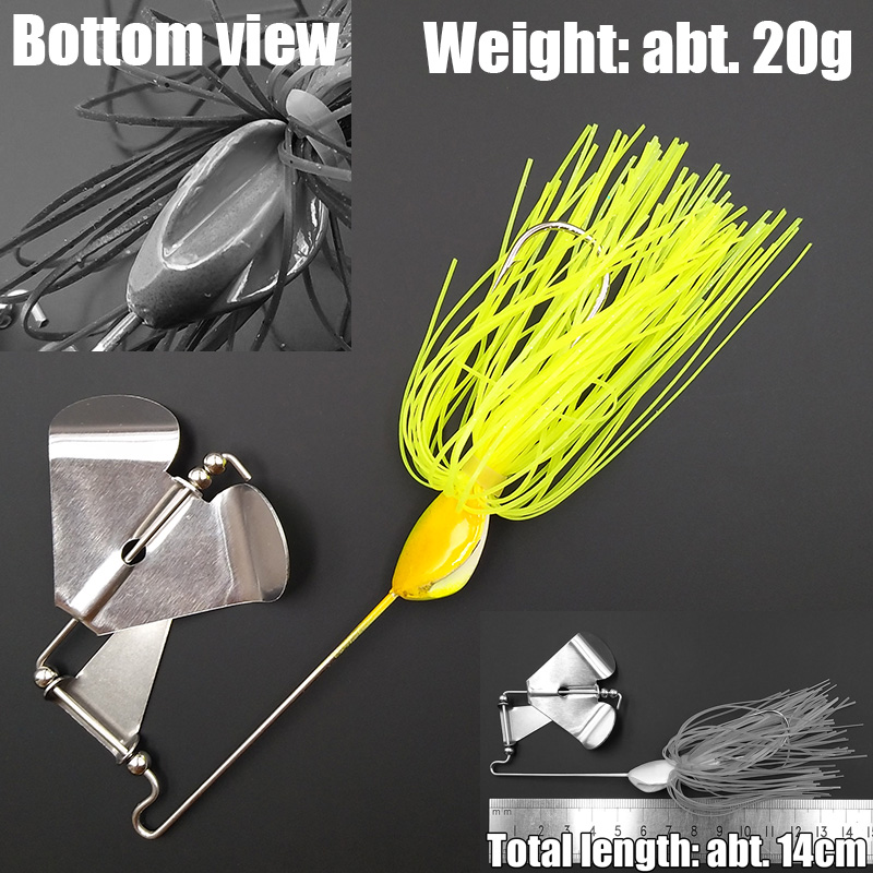 wusanban Lunker Spinner Baits  - Fishing Lure Buzzbait 评论和价格